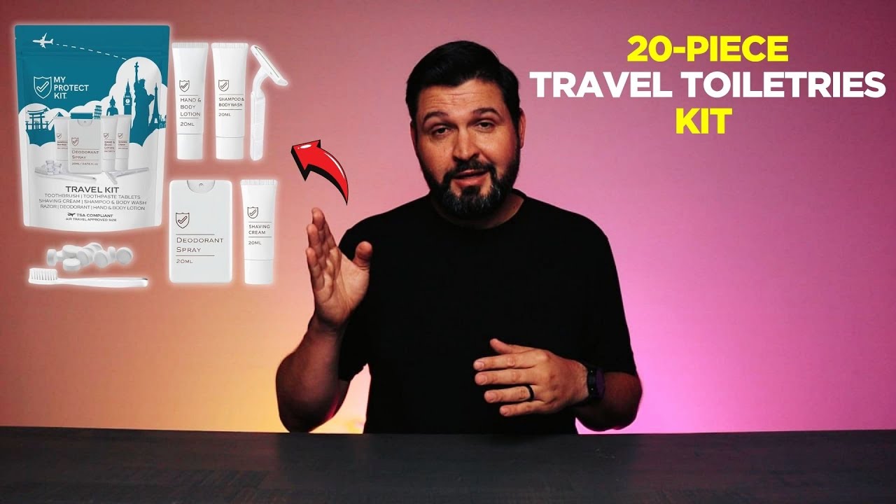 20-Piece Travel Toiletries Kit - CommQuest