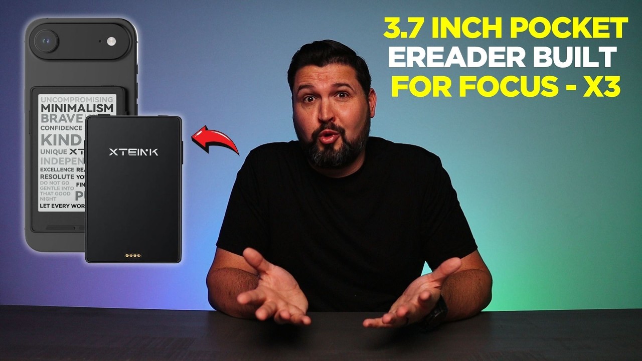 3.7 Inch Pocket eReader Built for Focus - X3