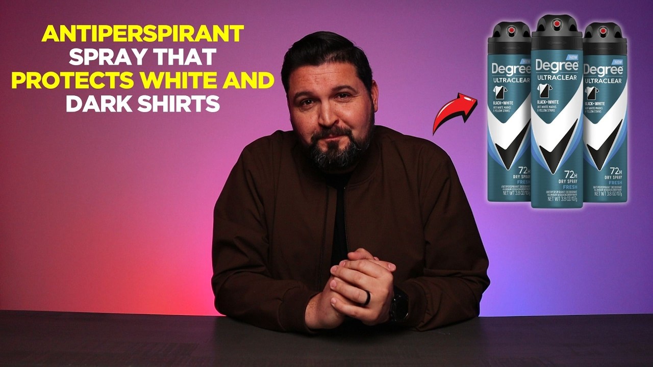 Antiperspirant Spray That Protects White and Dark Shirts