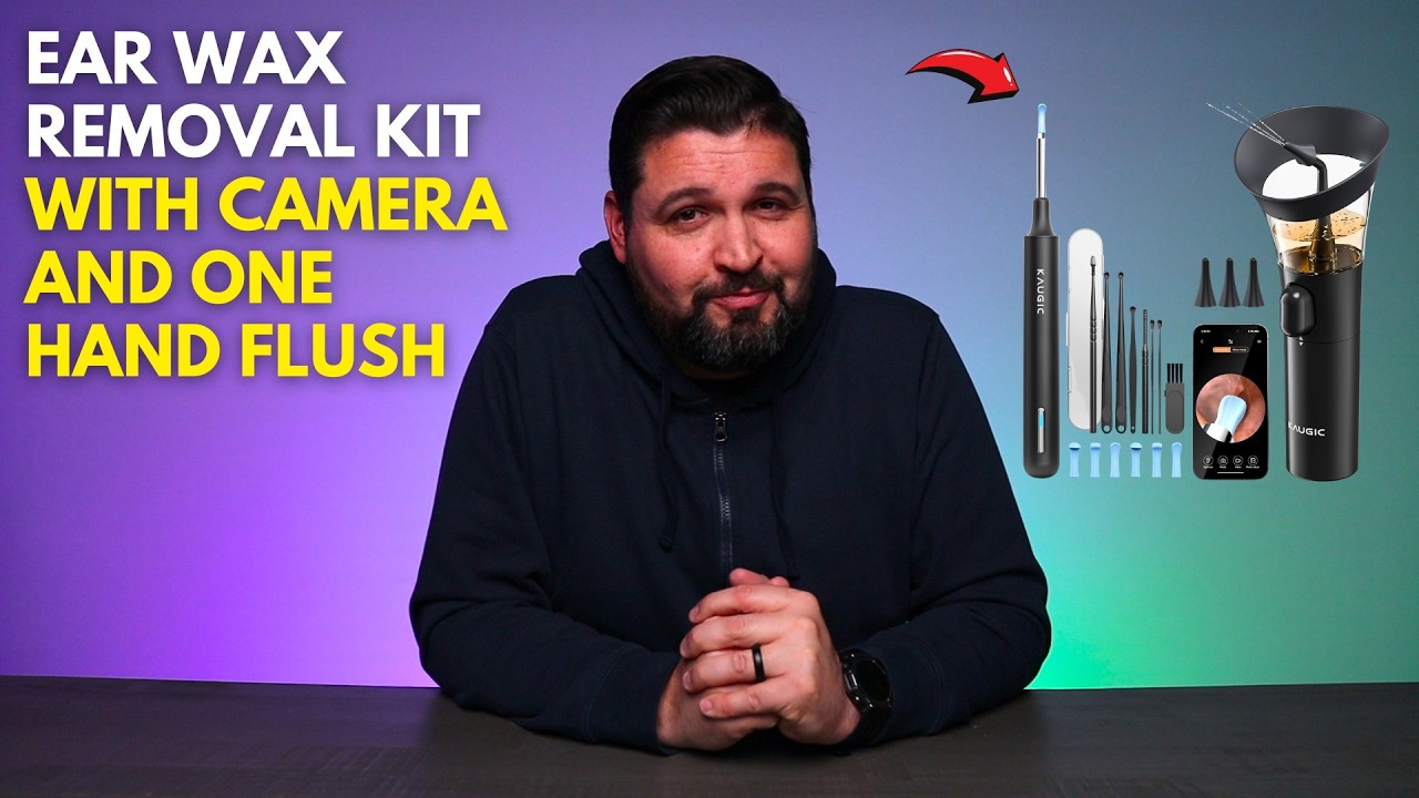 Ear Wax Removal Kit with Camera and One-Hand Flush