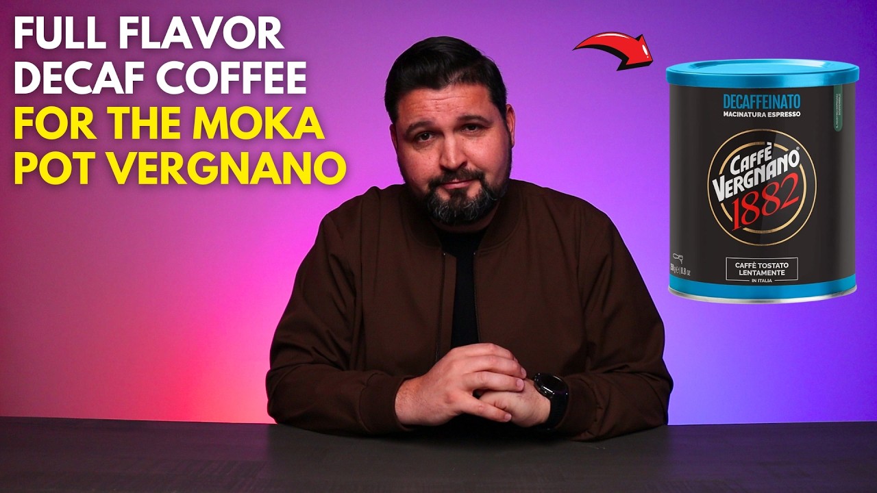 Full Flavor Decaf Coffee for the Moka Pot - Vergnano