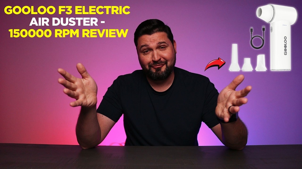 GOOLOO F3 Electric Air Duster - 150000 RPM Review