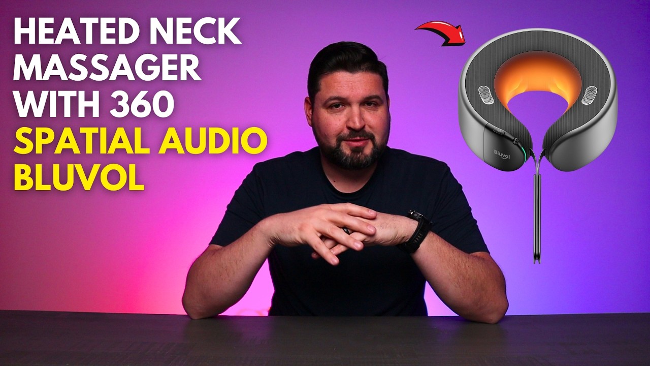 Heated Neck Massager with 360 Spatial Audio - Bluvol