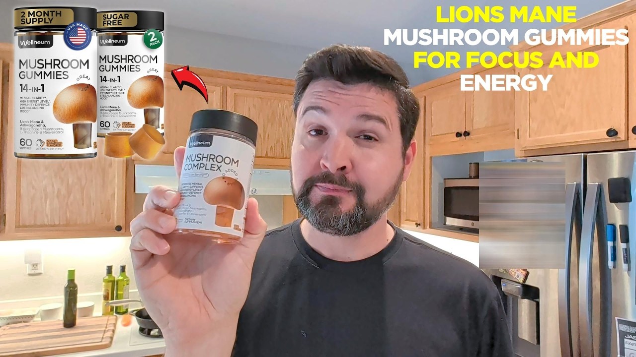 Lions Mane Mushroom Gummies for Focus and Energy