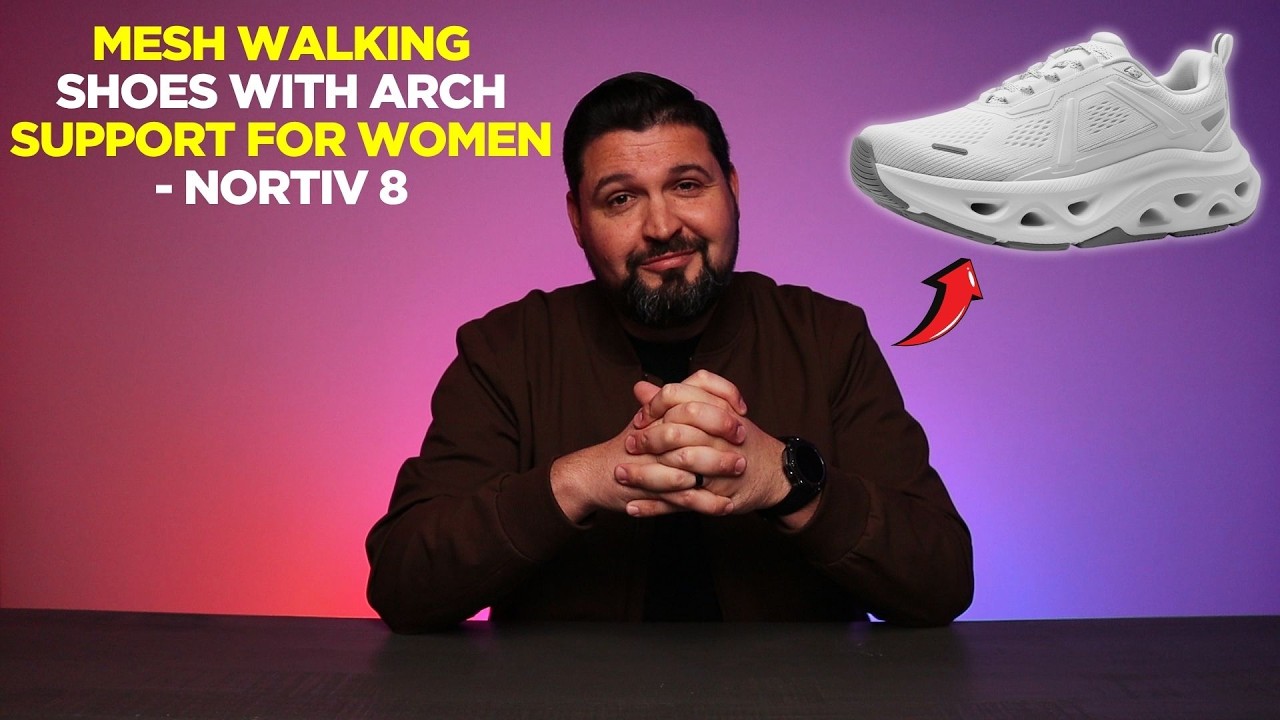 Mesh Walking Shoes with Arch Support for Women - NORTIV 8