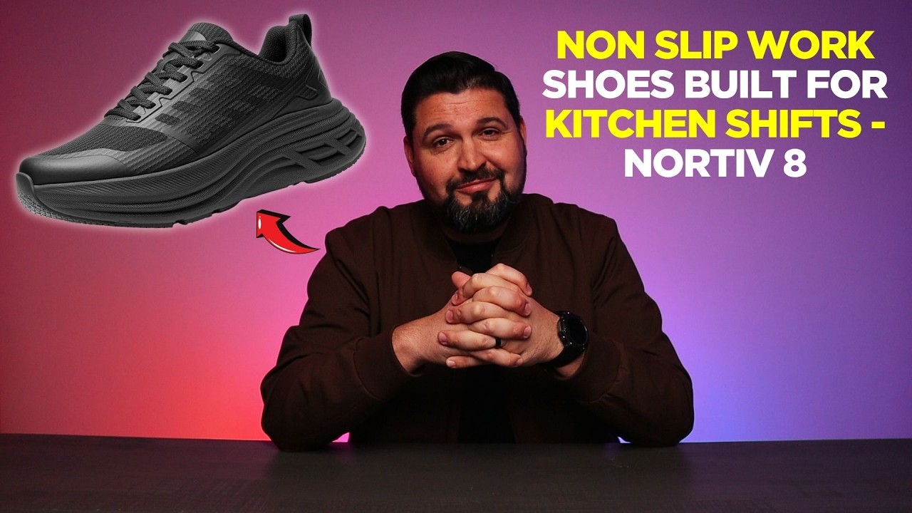 Non Slip Work Shoes Built for Kitchen Shifts - NORTIV 8