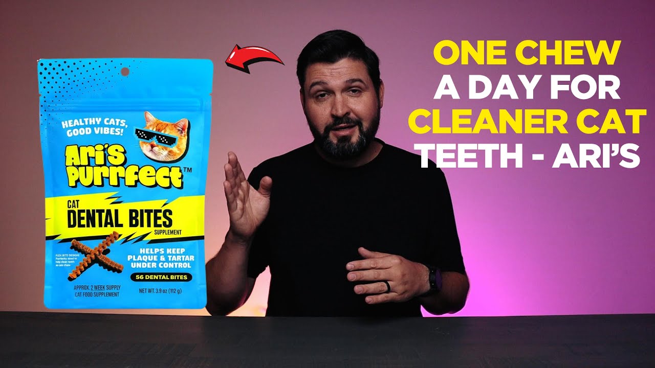 One Chew a Day for Cleaner Cat Teeth - Aris