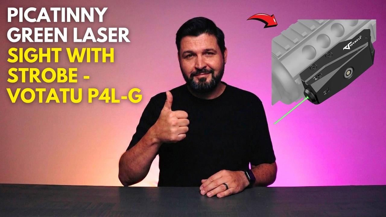 Picatinny Green Laser Sight with Strobe - Votatu P4L-G