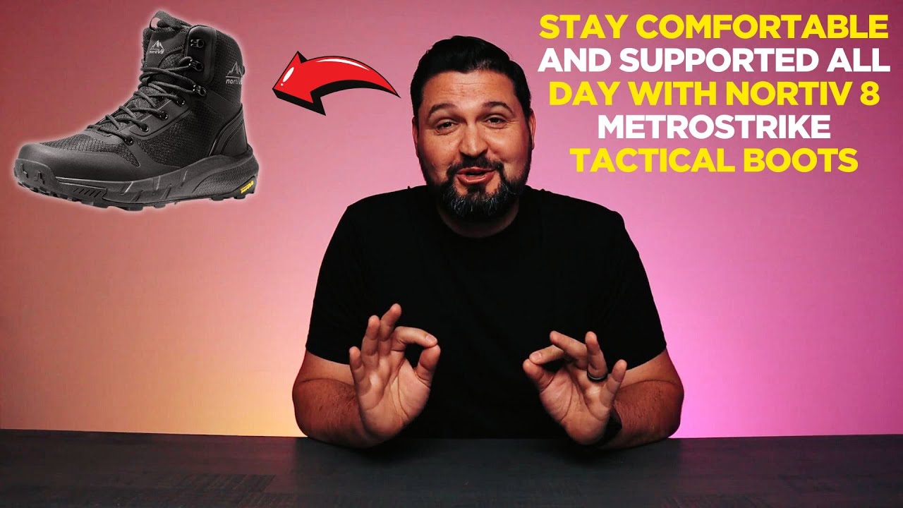 Side Zip Tactical Boot Built for Work and Trail - NORTIV 8