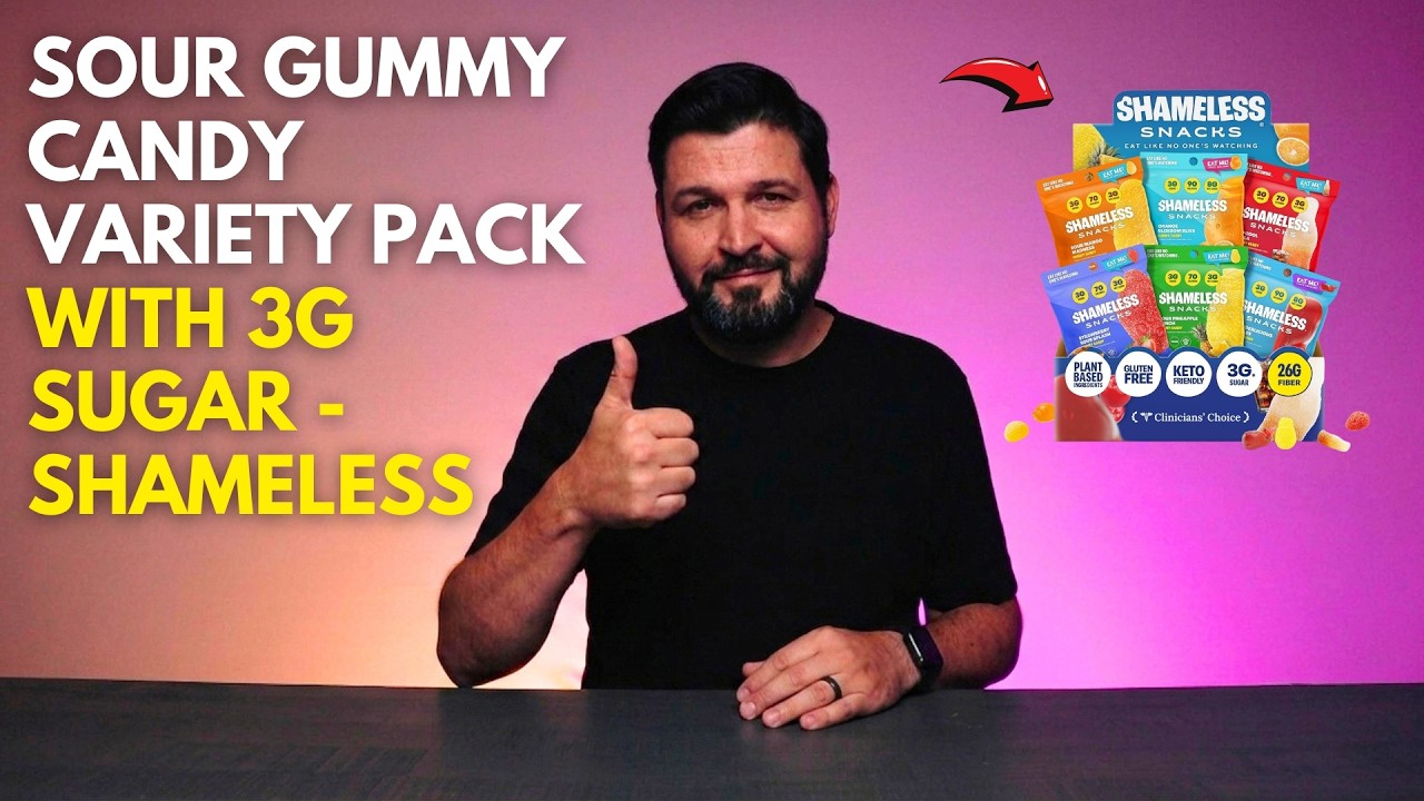 Sour Gummy Candy Variety Pack with 3g Sugar - Shameless