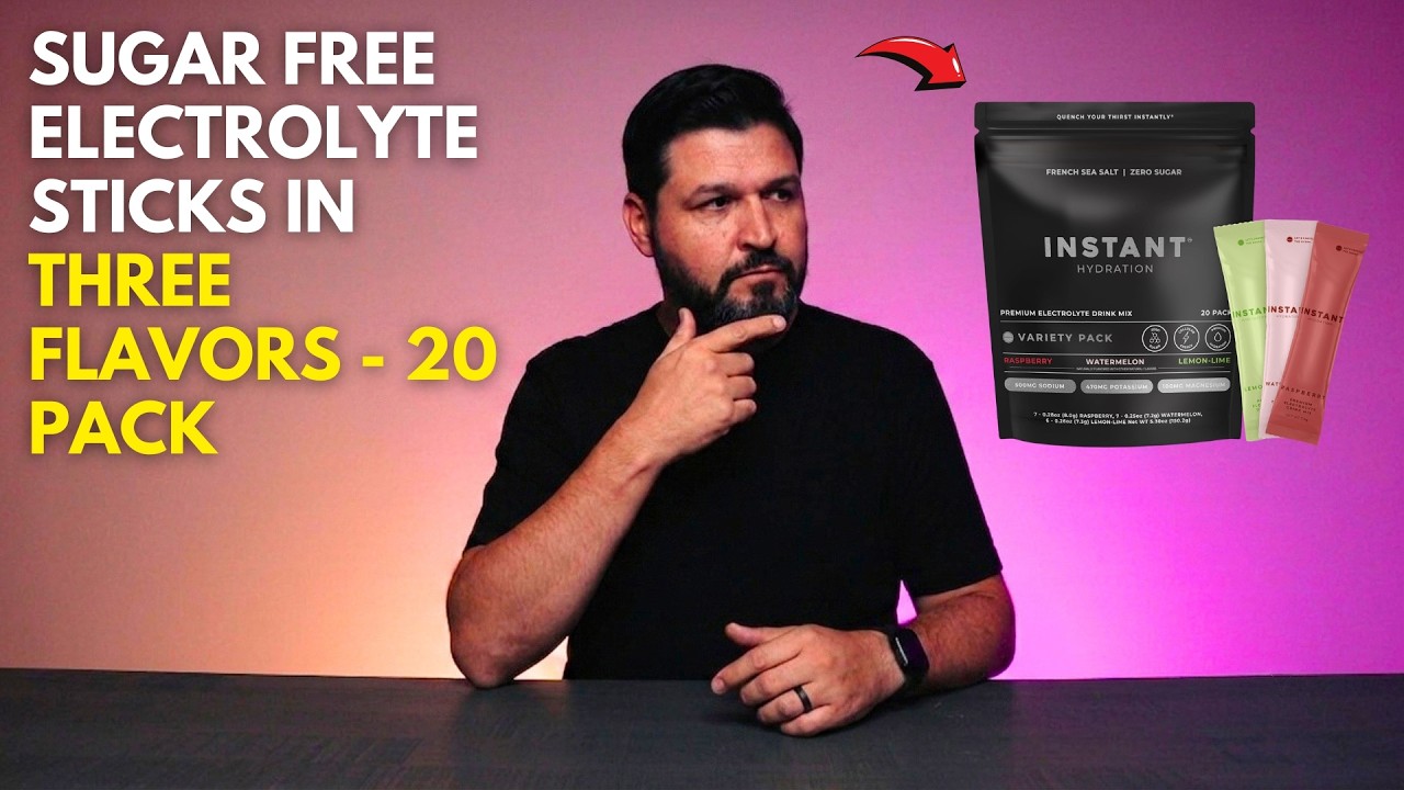 Sugar Free Electrolyte Sticks in Three Flavors - 20 Pack