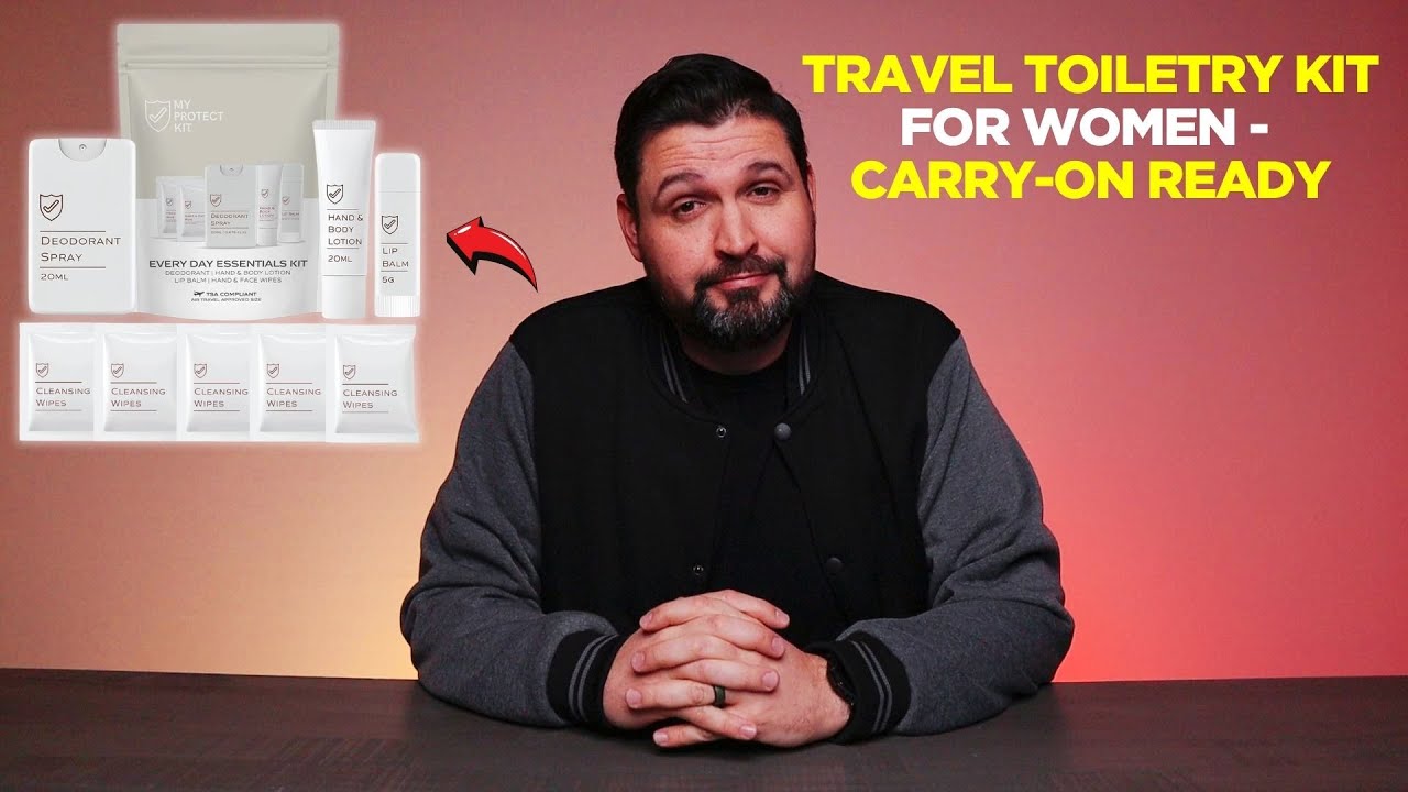 Travel Toiletry Kit for Women - Carry-On Ready