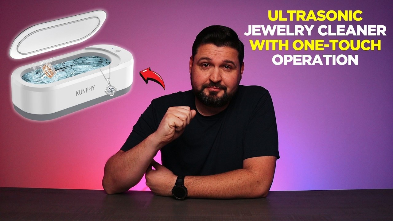 Ultrasonic Jewelry Cleaner with One-Touch Operation