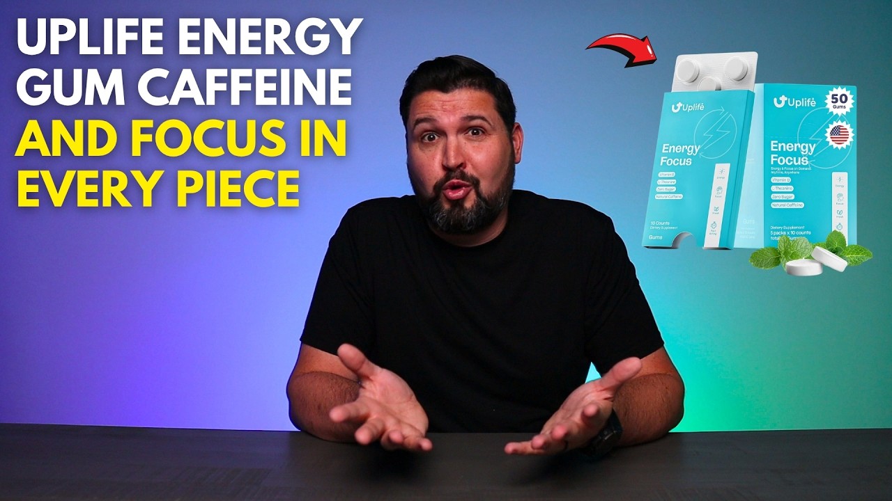 UPLIFE Energy Gum: Caffeine and Focus in Every Piece