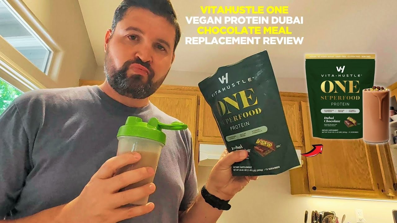 VitaHustle ONE Vegan Protein: Dubai Chocolate Meal Replacement Review